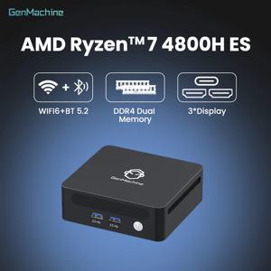 윈도우 11 라이젠 데스크탑 8코어/16스레드 4.2GHz 미니 PC 컴퓨터 게이밍 PC 젠머신 AMD 라이젠 4500U 4600H 4700U 4800H ES 미니 PC