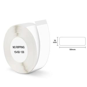 방수 접착 라벨 용지 롤 12×30/15×30/15×50mm, 특수 용도를 위한 투명 인쇄 내구성 스티커