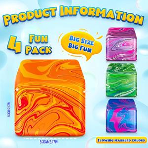 니도 스노우플레이크 아이스 큐브 몰트 설탕 스퀴시 블라인드 박스 스트레스 해소 슬로우 리바운드 불안 완화 스퀴즈 토이 퍼즐 핸즈온 장난감