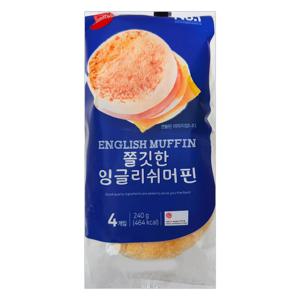 삼립 쫄깃한 잉글리쉬 머핀 240g 냉동