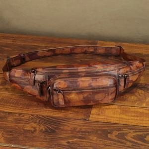 남성용 정품 가죽 크로스백 수제 빈티지 스타일 소가죽 가슴 가방 싱글 숄더 슬링백 스포티 폴리에스터 안감