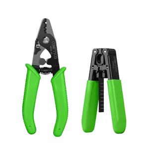 COMPTYCO 광섬유 도구 키트(옵션) VCFS-33 3포트 스트리퍼 및 VCFS-J1 가죽 와이어 스트리퍼 3mm(W)*2mm(H) FTTH 도구