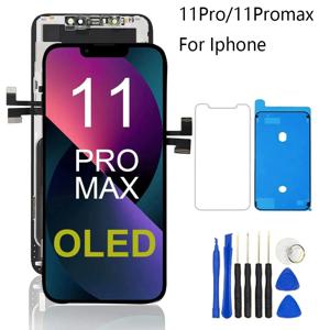 아이폰 11 프로 12 미니 13 프로 맥스 14 플러스 15용 OLED 디스플레이 3D 터치 스크린 디지타이저 X XR XS 맥스 LCD 교체 부품