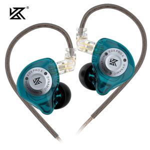 KZ EDX PRO X IEM 다이나믹 드라이브 이어폰, 하이파이 딥 베이스 사운드 이어버드, 스포츠 음악, 노이즈 캔슬링 헤드셋, 분리형 케이블 포함
