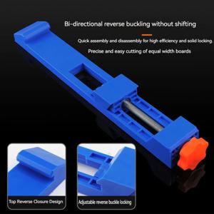 휴대용 절단기 베이스 업그레이드, 목공 프로젝트용 ABS 플레이트 및 잠금 클램프가 포함된 조절 가능한 원형 톱 가이드 레일