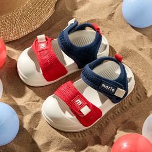 활기찬 마리오 어린이 샌들 소년 소녀 어린이를위한 야외 스포츠 샌들