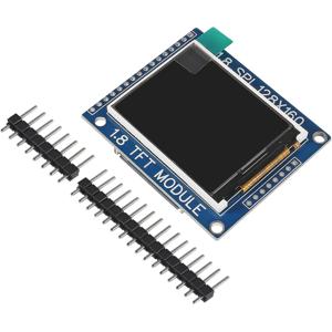 Arduino 용 1.8 인치 TFT LCD 화면 디스플레이 모듈, 128x160 ST7735 3.3V SPI 인터페이스 8Pin RGB 컬러 패널 LCD 디스플레이