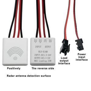 5.8GHz 마이크로파 모션 센서 스위치 DC 3.3-24V 레이더 센서 모듈 모션 감지기 고감도 120 °