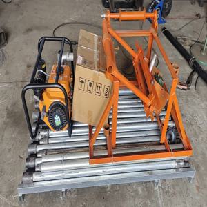 맞춤형 가정용 소형 접이식 시추기 60m 80m 100m 엔진 미니 수중 시추기 (수중 펌프 포함)