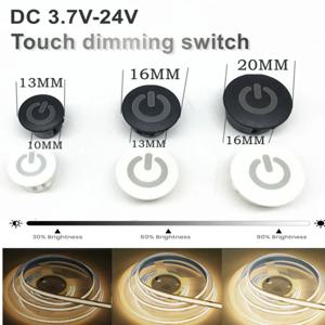 2-1PCS 스마트 디밍 가능 홈 터치 센서 버튼 컨트롤러 스위치 DC5V 12V 24V 스마트 홈 라이트 스트립 LED 디머 컨트롤러