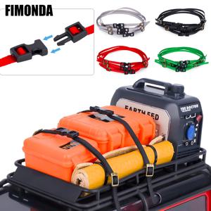 1/10 1/18 1/24 스케일 RC 크롤러 액세서리, TRX4M SCX24 루프 랙용 버클이 있는 5PCS 30CM 나일론 타이 다운 로프