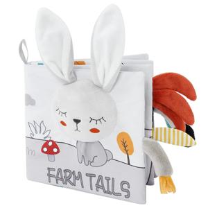 아기 천 책, 3D 터치 천 책 아기 책 장난감 (0-12개월 아기용) 부드러운 감각 자극 크링클 책 (유아, 신생아용)