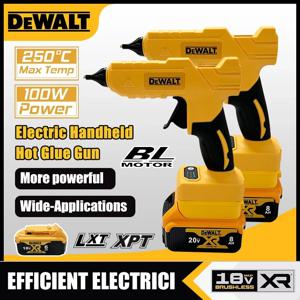 디월트 무선 전기 핸드헬드 글루건 수리 DIY 도구 핫멜트 용접 열풍기 18V 배터리용 화상방지 노즐