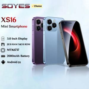소예스 XS16 미니 4G 스마트폰 3.0인치 IPS MTK 16GB/64GB ROM 듀얼심 5MP 카메라 타입-C 초경량 WIFI 안드로이드 휴대폰