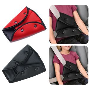 어린이 및 성인용 안전벨트 조절기, 어린이용 안전벨트 클립, 안전 스트랩 삼각형 포지셔너, 카시트 스트랩 패드 커버