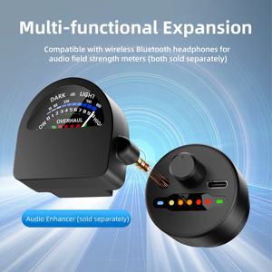 고감도 가정용 배관 바닥 난방 누수 감지기 (오디오 신호 표시 및 소음 시각화 기능 포함)