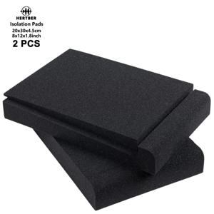 고밀도 방음 폼 아이솔레이션 패드 (데스크 스피커, 스튜디오 모니터링 스피커용) - 소음 감소 패드
