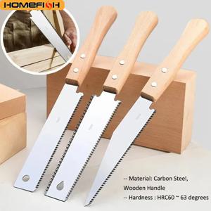 일본식 핸드쏘 싱글/더블 사이드 미세날 목재용 톱 SK5 스틸 플렉시블 핸드쏘 목공용 정원용 수공구