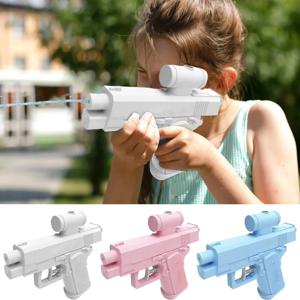 야외 휴대용 양면 역방향 물총 장난 역방향 물 스프레이 장난감 크리 에이 티브 선물 도구 대화 형 여름 더운 날씨