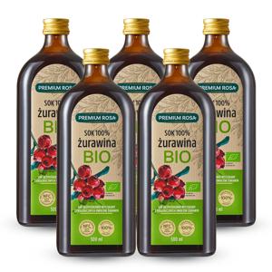 프리미엄로사 유기농 크랜베리 원액 100% 건강즙 500ml 5병