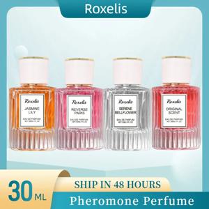 30ML 매력적인 여성 향수 피오니 백합 자스민 향 지속력 있는 페로몬 오 드 퍼퓸 커플 데이트 및 발산성 콜론 바디 스프레이