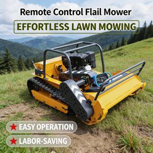 맞춤형 가솔린 엔진 전지형 플레일 잔디깎이 - 800-1200mm 절단 폭 산업용 잔디 절단기