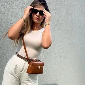 JW PEI 도시락 가방, 박스백, 숄더백, 크로스백, 여성용 핸드백, 천연 가죽 가방, 수납, 미니