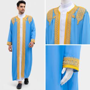 중동 남성 쉬폰 가디건 이드 무슬림 로브 주바 토브 오픈 아바야 두바이 터키 카프탄 아랍 이슬람 의상 젤라바 디쉬다샤