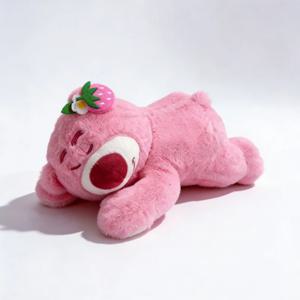 2025 디즈니 토이 스토리 로토 귀여운 곰 딸기 소파 플러시 베개 인형 장난감 어린이 소녀 친구 축제 생일 선물