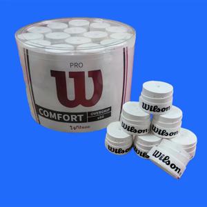 15개입 오리지널 윌슨 오버그립 테니스 라켓 미끄럼 방지 그립 패들 액세서리 충격 흡수 테니스 배드민턴 스쿼시 트레이닝 땀 흡수 밴드