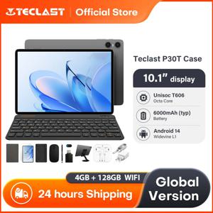 Teclast P30T 케이스 태블릿 10.1인치 디스플레이 Unisoc T606 8코어 4GB (+8GB 가상) 128GB 6000mAh 배터리 안드로이드 14 태블릿 L1 Wifi6