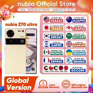 누비아 Z70 울트라 NX733J 스냅드래곤 8 3세대 24GB+1TB 6.85인치 144Hz AMOLED 언더 디스플레이 카메라 5G 스마트폰 80W 고속 충전 6150mAh