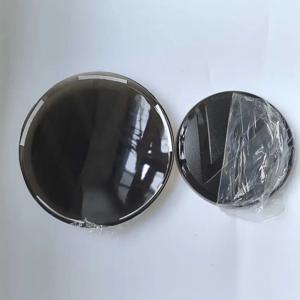 폭스바겐 골프 6/골프 7/골프 7.5/골프 8용 앞뒤 엠블럼, ACC 개조에 영향을 주지 않음, 블랙 라벨 플랫 미러 로고 커버 스티커