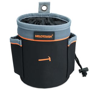 멜로터프 공구 파우치, 나사 및 못 공구 가방, 내마모성 강화, 산업용 공구, 보관 가방에 이상적