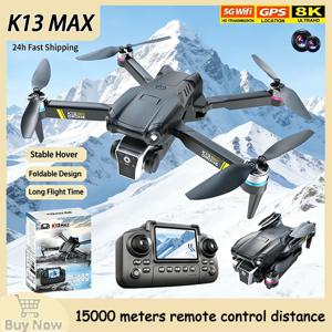 NEW K13 MAX 드론 8K 카메라 5G WiFi FPV 브러시리스 모터 HD 듀얼 카메라 장애물 회피 쿼드콥터 항공 촬영 선물용