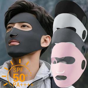 경량 나일론 오픈 노즈 자외선 차단 페이셜 마스크 귀걸이형 야외 스포츠 사이클링 UV 차단 통기성 마스크