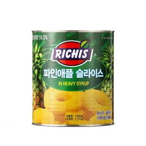 동서 리치스 파인애플 슬라이스 3kg*1개