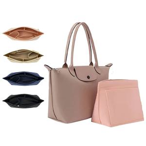 롱샴 핸드백 라이너 가방용 펠트 인서트 백, 펠트 천 화장품 가방, 여행용 휴대용 인서트 퍼스 오거나이저