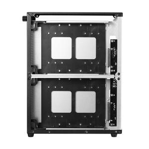 4.5L 미니 데스크탑 케이스(핫스왑 가능한 3.5인치 하드 드라이브 포함); ITX 미니 NAS 케이스; 가정 사무실 및 네트워크 환경에 이상적