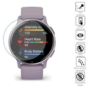 Garmin Vivoactive 5/4/4s Venu 3/3s/2/2s 스마트 시계 Venu2 Plus 화면 보호기 커버 용 5pcs 소프트 TPU 투명 보호 필름