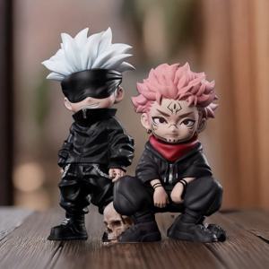 3 스타일 Jujutsu Kaisen 애니메이션 피규어 Satoru Gojo 액션 피규어 저주의 제왕 Sukuna 입상 PVC 모델 인형 장난감 컬렉션