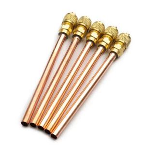 5pc 에어컨 냉동 액세서리 용접형 냉매 충전 밸브 단방향 밸브 냉매 충전 밸브