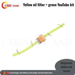 오토바이 범용 가솔린 연료 필터 및 연료 파이프 (49cc 50cc 110cc 125cc 모토크로스, 더트 바이크, 모페드, 스쿠터, ATV, 고카트용)