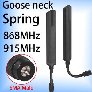868MHz LoRa 안테나 915MHz 안테나 옴니 구즈넥 SMA 남성형 메쉬타스틱 개발 보드용 스프링 안테나 하이로우 애플리케이션