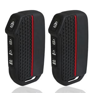 기아 KN 스포티지 R 스팅어 쏘렌토 시드 세라토 포르테 니로 쏘울 텔루라이드 GT라인용 실리콘 자동차 리모컨 키 케이스 커버 액세서리