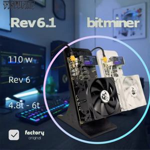 YYSLuping BitNerd++ Rev6 BTC 광부 솔로 6Th/s±10% 100W±10% 선물 상자 포함 PSU 포함 가정용 인기 상품 재고 있음