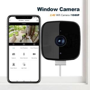 WiFi 카메라 안전 모니터 미니 1080P HD 캠코더 실내 야간 버전 비디오 지능형 카메라 보안 보호