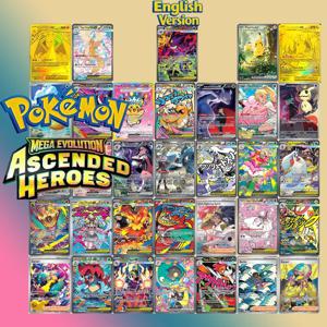 DIY 포켓몬 어센디드 영어 히어로즈 포켓몬 카드 아스 피카츄 EX 젬가르 드래곤나이트 카하리즈드 Y 뮤츠 리리의 클레페어리 조로아크