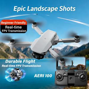 새로운 에어리100 VR 드론 8K 1080P HD 카메라 1:1 스케일 공기역학적 디자인 원격 제어 브러시리스 360 °   장애물 회피 비행 장난감