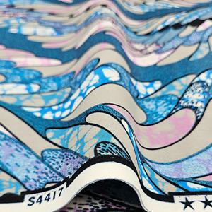 오리지널 그랜드 슈퍼 더치 왁스 원단, 글리터가 들어간 슈퍼 홀랜다이스 왁스 6야드, 의류 재봉, 웨딩 및 파티용